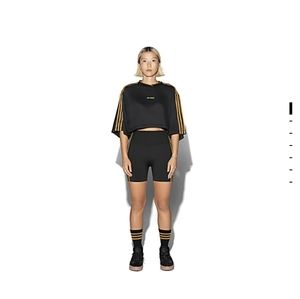 Ivy Park x Adidas crop tee